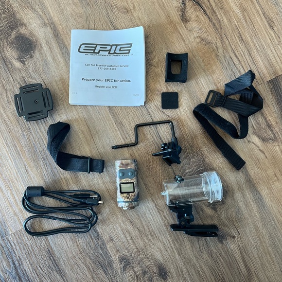 Epic Realtree Camo Stealth Cam Action Sports Video Camera Kit - Picture 2 of 7